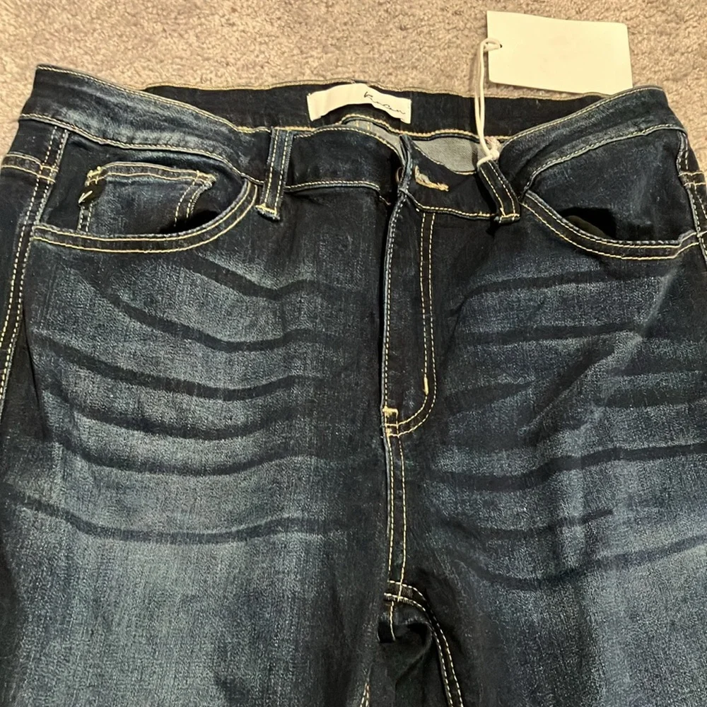 KanCan Flare Wide Leg Jeans Classic Style - Picture 3 of 12